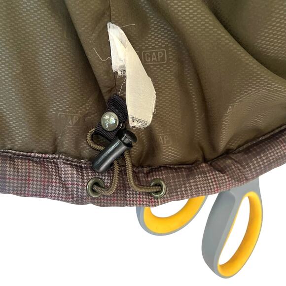 GAP Kids XXL Camo Houndstooth Sherpa-Lined Parka Jacket – Rare Y2K Style - Picture 7 of 12